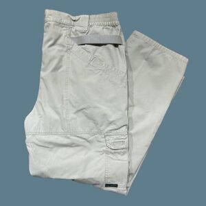 Royal Robbins Vintage Outdoors Hiking Fishing Utility Khaki Pants Men's 42 x 32